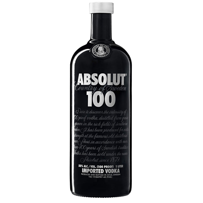 Absolut Vodka 100 Proof (100 cl.)-Mr. Booze.dk