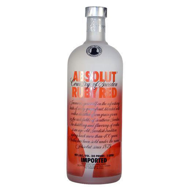 Absolut Vodka Ruby Red (100 cl.)-Mr. Booze.dk