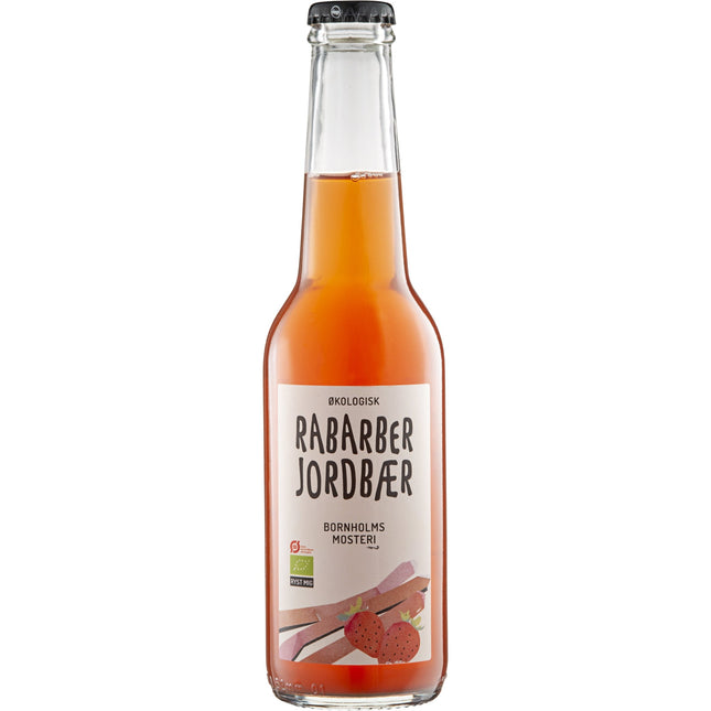 Bornholms Mosteri, Rabarber/Jordbær ØKO (27,5 cl.)-Mr. Booze.dk