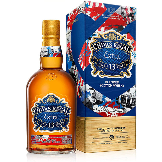 Chivas Regal 13 YO Rye Cask Blended Scotch Whisky (70 cl.)-Mr. Booze.dk