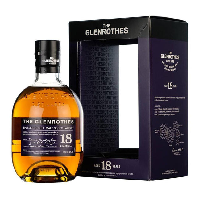 Glenrothes 18 YO Speyside Single Malt Scotch (70 cl.)-Mr. Booze.dk