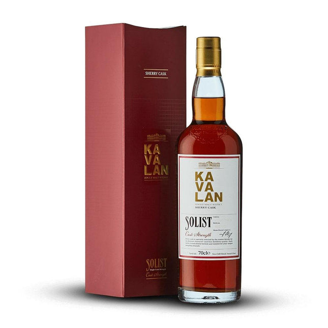 Kavalan Solist Sherry Cask Single Malt Whisky (70 cl.)-Mr. Booze.dk