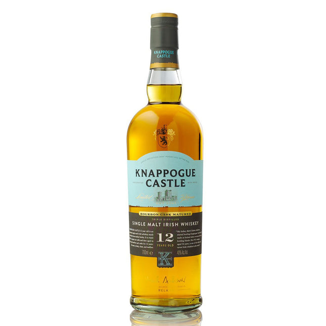 Knappogue Castle 12 YO Irish Single Malt Whisky (70 cl.)-Mr. Booze.dk