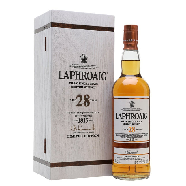 Laphroaig 28 YO Islay Single Malt Scotch Limited Edt. (70 cl.)-Mr. Booze.dk