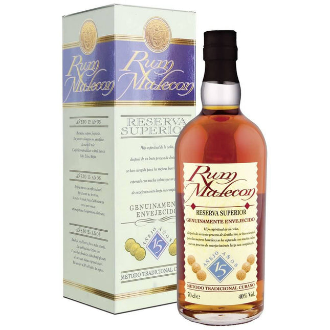 Malecon Reserva 15 YO (70 cl.)-Mr. Booze.dk