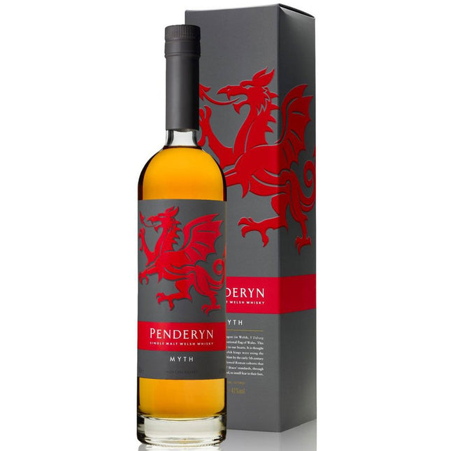 Penderyn "Myth" Welsh Single Malt Whisky (70 cl.)-Mr. Booze.dk
