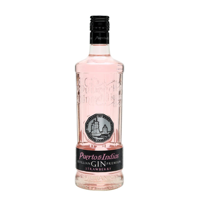 Puerto de Indias Strawberry Gin (70 cl.)-Mr. Booze.dk