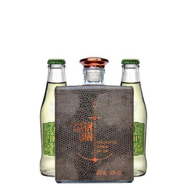 Skin Gin Giftpack m/2 Indi & Co Lemon Tonic (50 cl.)-Mr. Booze.dk