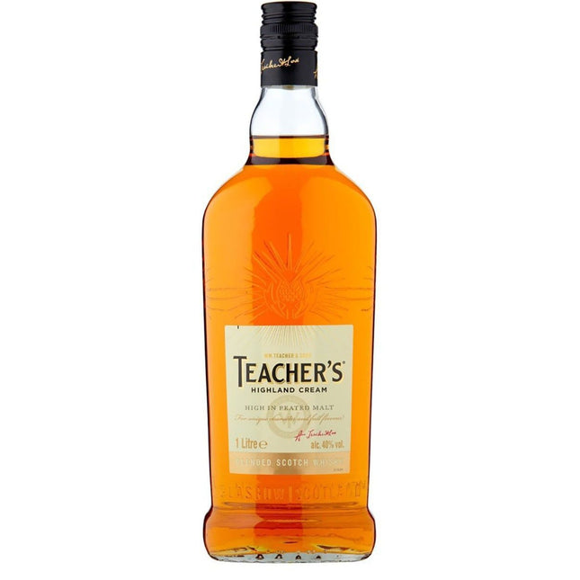 Teacher's Blended Scotch Whisky (100 cl.)-Mr. Booze.dk