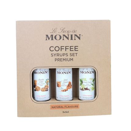 Monin Syrup kaffe minisæt (3x5cl)