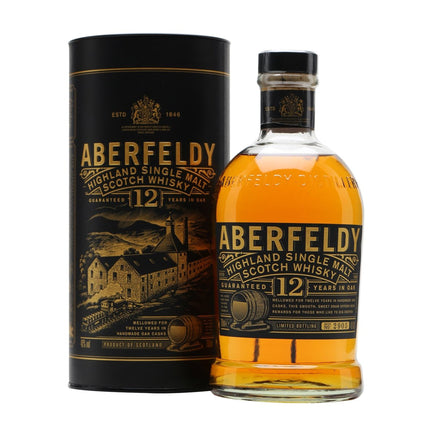 Aberfeldy 12 YO Highland Malt Scotch (70 cl.)-Mr. Booze.dk