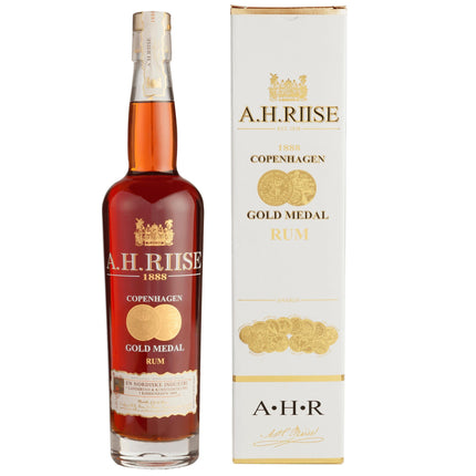 A.H. Riise 1888 Copenhagen Gold Medal Rum (70 cl.)-Mr. Booze.dk