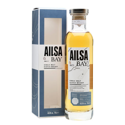 Ailsa Bay Single Malt Scotch Whisky (70 cl.)-Mr. Booze.dk