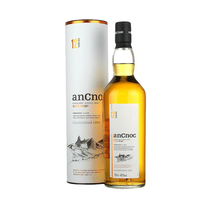 AnCnoc 12 YO Speyside Single Malt Scotch (70 cl.)-Mr. Booze.dk