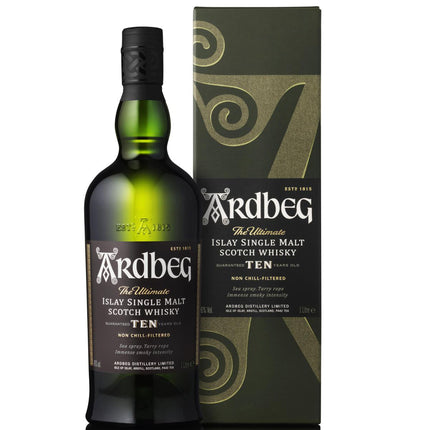 Ardbeg 10 YO Islay Single Malt Scotch (100 cl.)-Mr. Booze.dk