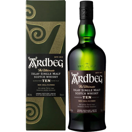 Ardbeg 10 YO Islay Single Malt Scotch (70 cl.)-Mr. Booze.dk