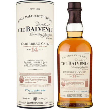 Balvenie "Caribbean Cask" 14 YO Single Malt Scotch (70 cl.)-Mr. Booze.dk