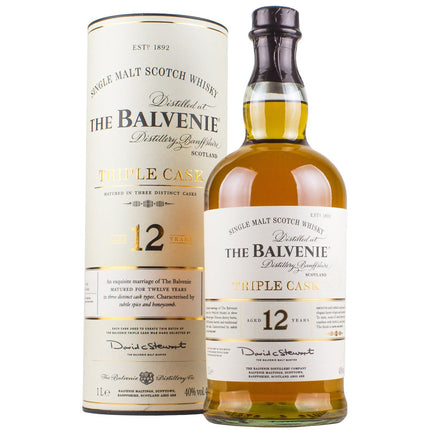 Balvenie "Triple Cask" 12 YO Single Malt Scotch (100 cl.)-Mr. Booze.dk