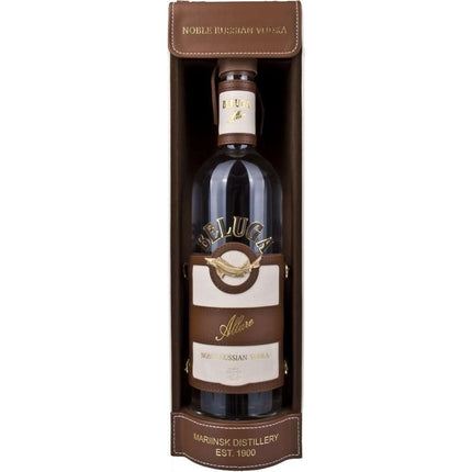 Beluga Vodka Allure (Leather Giftbox) (70 cl.)-Mr. Booze.dk