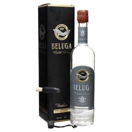 Beluga Vodka Gold Line (Giftbox) (70 cl.)-Mr. Booze.dk