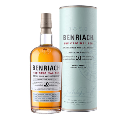 BenRiach "The Original Ten"Speyside Single Malt Scotch (70 cl.)-Mr. Booze.dk