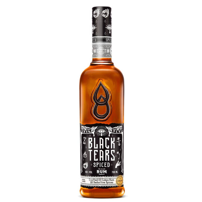 Black Tears Cuban Spiced Rum (70 cl.)-Mr. Booze.dk