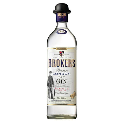 Broker's London Dry Gin (70 cl.)-Mr. Booze.dk