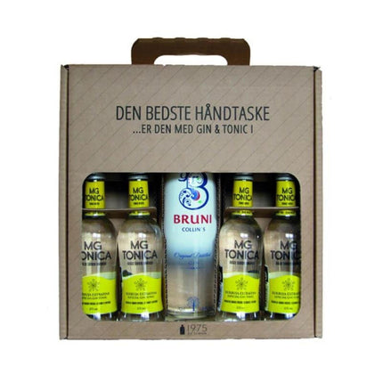 Bruni Collin's Gin m/4 MG Tonic (70 cl.)-Mr. Booze.dk