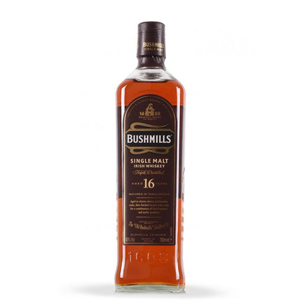Bushmills 16 YO Irish Single Malt Whisky(70 cl.)-Mr. Booze.dk