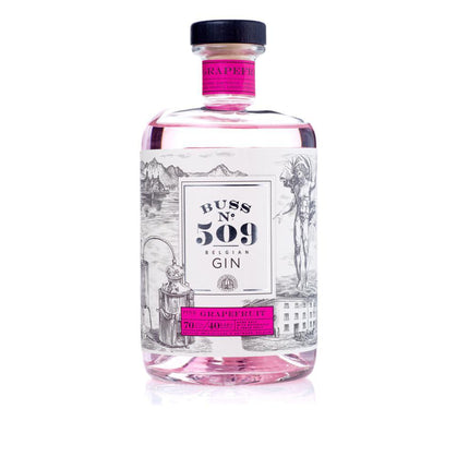 Buss No. 509 Pink Grapefruit Gin (70 cl.)-Mr. Booze.dk