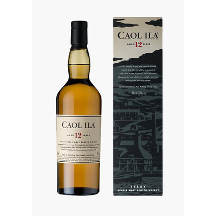Caol Ila 12 YO Isley Single Malt Scotch (70 cl.)-Mr. Booze.dk