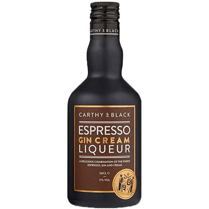 Carthy & Black Espresso Gin Cream Liqueur (50 cl.)-Mr. Booze.dk