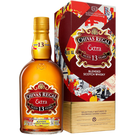 Chivas Regal 13 YO Sherry Cask Blended Scotch Whisky (70 cl.)-Mr. Booze.dk