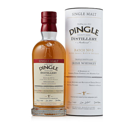 Dingle Batch No.5, Irish Single Malt Whiskey (70 cl.)-Mr. Booze.dk