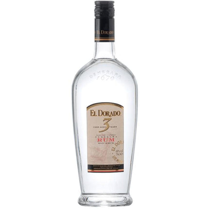 El Dorado 3 YO White Rum (70 cl.)-Mr. Booze.dk
