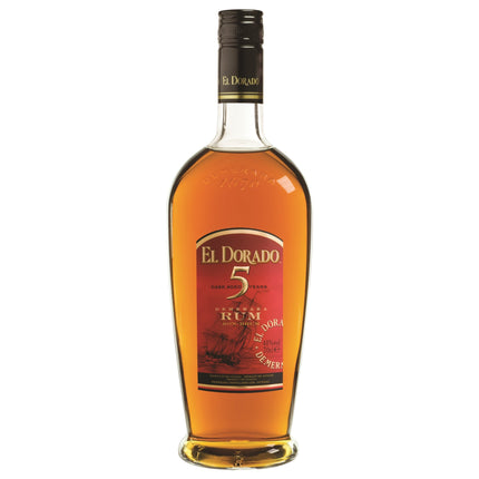 El Dorado 5 YO Cask Aged Rum (70 cl.)-Mr. Booze.dk