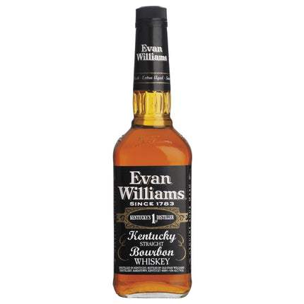 Evan Williams Black Label Bourbon Whiskey (70 cl.)-Mr. Booze.dk