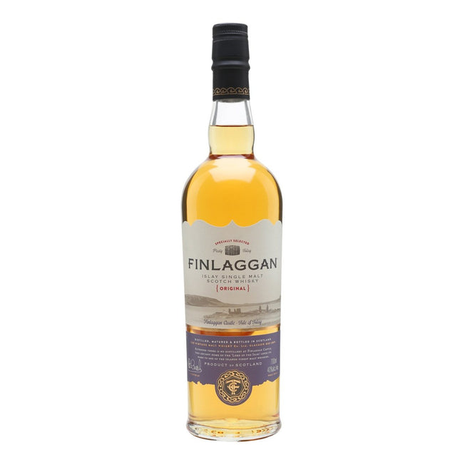 Finlaggan "Original Peaty" Single Malt Scotch Whisky (70 cl.)-Mr. Booze.dk