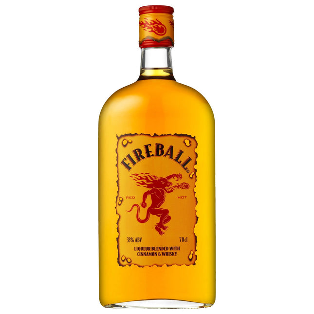 Fireball Cinnamon Whisky Liqueur (70 cl.)-Mr. Booze.dk