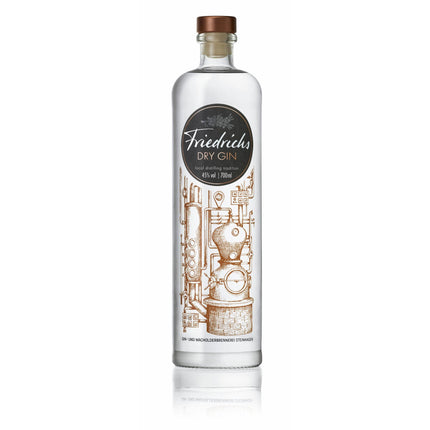 Friedrichs Dry Gin (70 cl.)-Mr. Booze.dk