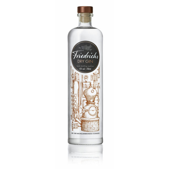 Friedrichs Dry Gin (70 cl.)-Mr. Booze.dk