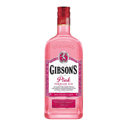 Gibson's Pink Premium Gin (70 cl.)-Mr. Booze.dk