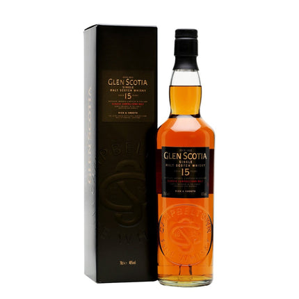 Glen Scotia 15 YO Campbeltown Single Malt Scotch Whisky (70 cl.)-Mr. Booze.dk