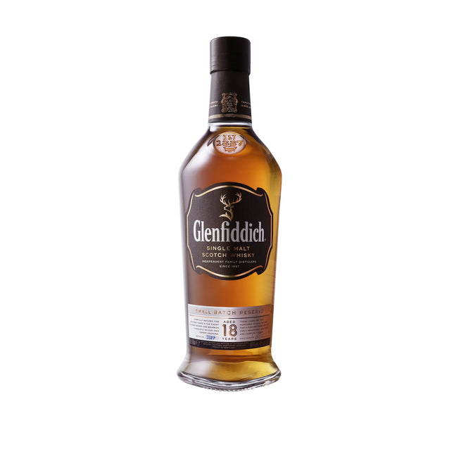 Glenfiddich "Small Batch" 18 YO Single Malt Scotch (70 cl.)-Mr. Booze.dk