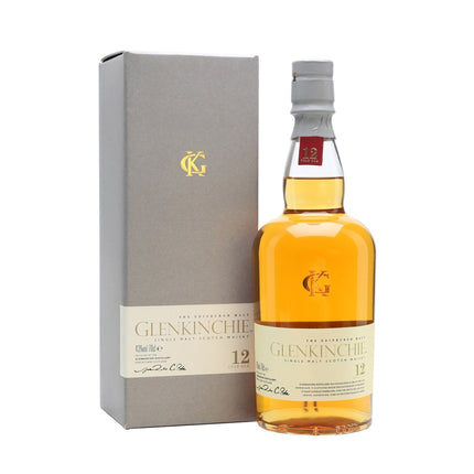 Glenkinchie 12 YO Lowland Single Malt Scotch Whisky (70 cl.)-Mr. Booze.dk