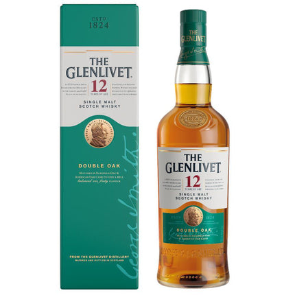 Glenlivet "Double Oak" 12YO Single Malt Scotch (70 cl.)-Mr. Booze.dk