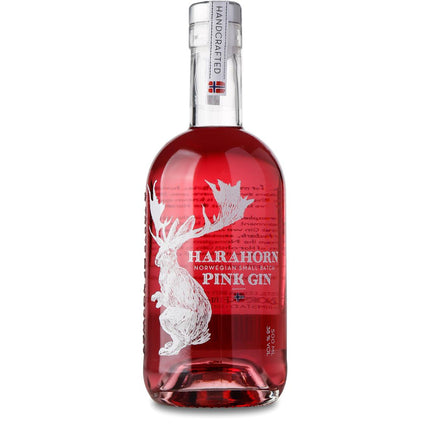 Harahorn Norwegian Small Batch Pink Gin (50 cl.)-Mr. Booze.dk