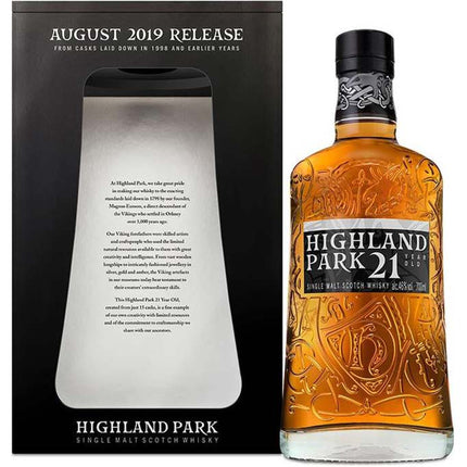 Highland Park 21 YO Single Malt Scotch (70 cl.)-Mr. Booze.dk