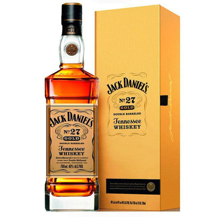Jack Daniel's Gold No.27 Double Barreled Whiskey(70cl.)-Mr. Booze.dk