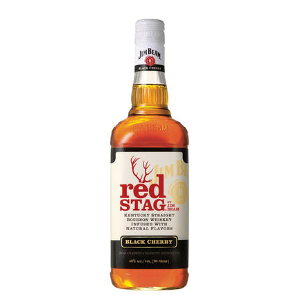 Jim Beam "Red Stag" Black Cherry Bourbon (70 cl.)-Mr. Booze.dk